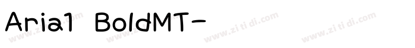 Aria1 BoldMT字体转换